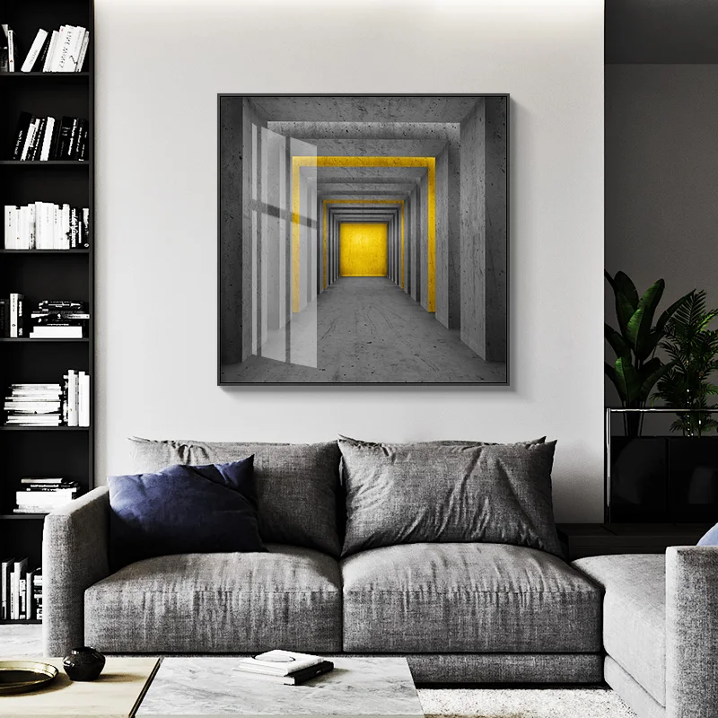 Endless Hallway Fashion Stylish Square Black And yellow Poster Canvas Painting Print Wall Art Pictures For Living Room Bedroom
Endless Hallway Fashion Stylish Square Black And yellow Poster Canvas Painting Print Wall Art Pictures For Living Room Bedroom