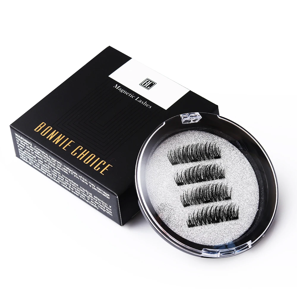 BONNIE CHOICE Handmade 3D Magnetic Eyelashes with 3 Magnet False Eyelashes Natural Eye Lashes Extension 4Pcs Eye Makeup Kit
BONNIE CHOICE Handmade 3D Magnetic Eyelashes with 3 Magnet False Eyelashes Natural Eye Lashes Extension 4Pcs Eye Makeup Kit