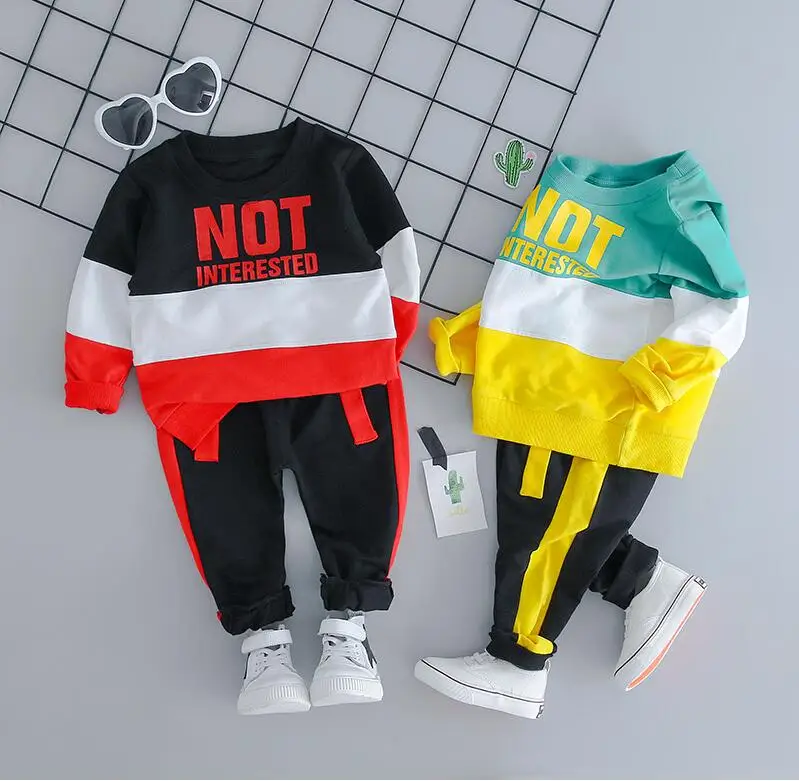 1-4 Yrs,2019 Autumn Spring Baby Boys Clothes Set T-shirt+Pants 2pcs Outfits Kids Costume Baby Set Newborn Baby Clothes
1-4 Yrs,2019 Autumn Spring Baby Boys Clothes Set T-shirt+Pants 2pcs Outfits Kids Costume Baby Set Newborn Baby Clothes
