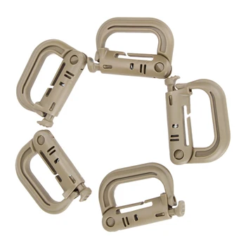 5PCS/SET Tactical Backpack EDC Shackle Snap D Locking Ring Mount D-Ring Clip KeyRing New Carabiner Hook Buckle Climbing Outdoor
5PCS/SET Tactical Backpack EDC Shackle Snap D Locking Ring Mount D-Ring Clip KeyRing New Carabiner Hook Buckle Climbing Outdoor
