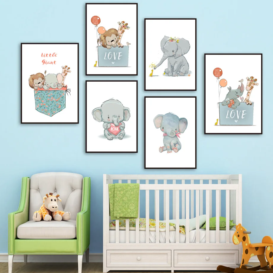 Cartoon Elephant Lion Giraffe Balloon Nursery Wall Art Canvas Painting Nordic Posters And Prints Wall Pictures Kids Room Decor
Cartoon Elephant Lion Giraffe Balloon Nursery Wall Art Canvas Painting Nordic Posters And Prints Wall Pictures Kids Room Decor