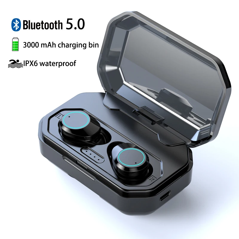 X6 True Wireless Earbuds Bluetooth 5.0 Earphones Touch control TWS Headset IPX7 Waterproof Earphone with charging box
X6 True Wireless Earbuds Bluetooth 5.0 Earphones Touch control TWS Headset IPX7 Waterproof Earphone with charging box