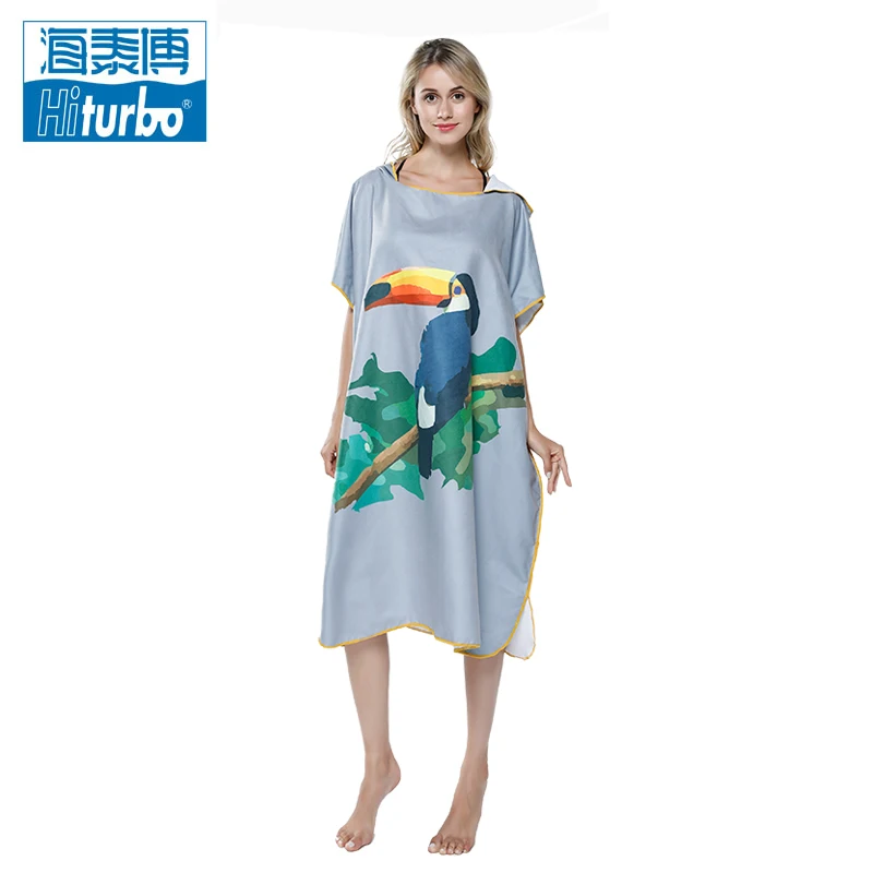 Printed Grey Bird Women Beach Towel Bathrobes Beach Bathing Towel Portable Warm Clothes Diving Fast Drying Cloak Swimming 
Printed Grey Bird Women Beach Towel Bathrobes Beach Bathing Towel Portable Warm Clothes Diving Fast Drying Cloak Swimming