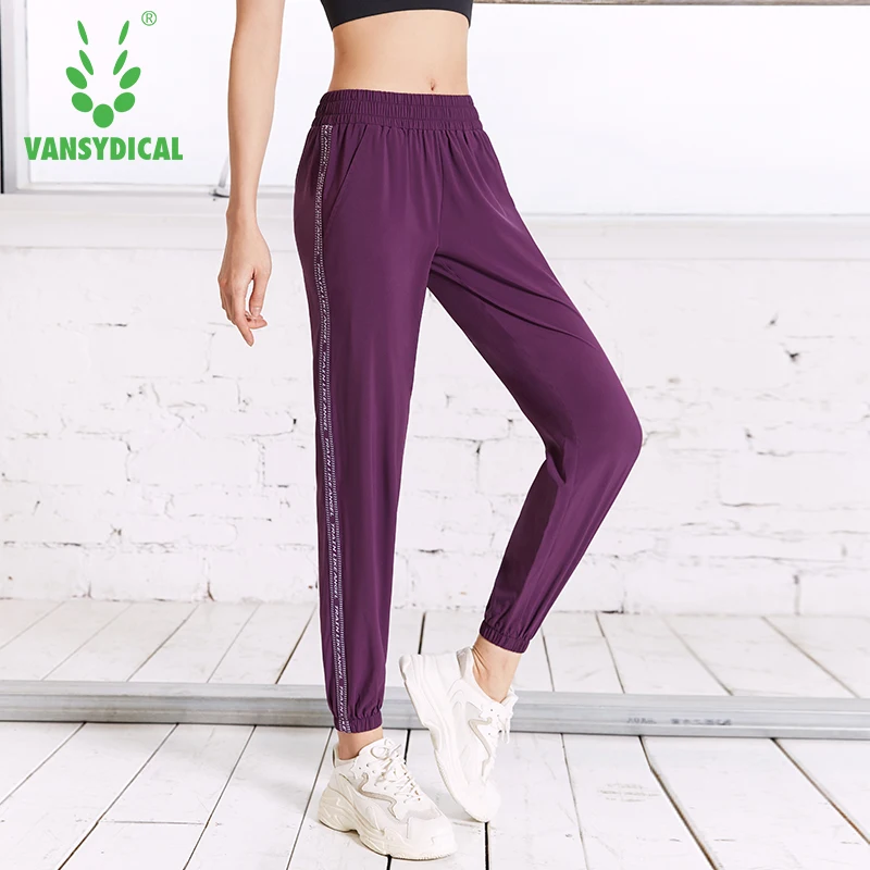 Vansydical Women's Loose Sports Pants Quick Dry Running Training Trousers Female Letters Fitness Workout Sweatpants
Vansydical Women's Loose Sports Pants Quick Dry Running Training Trousers Female Letters Fitness Workout Sweatpants