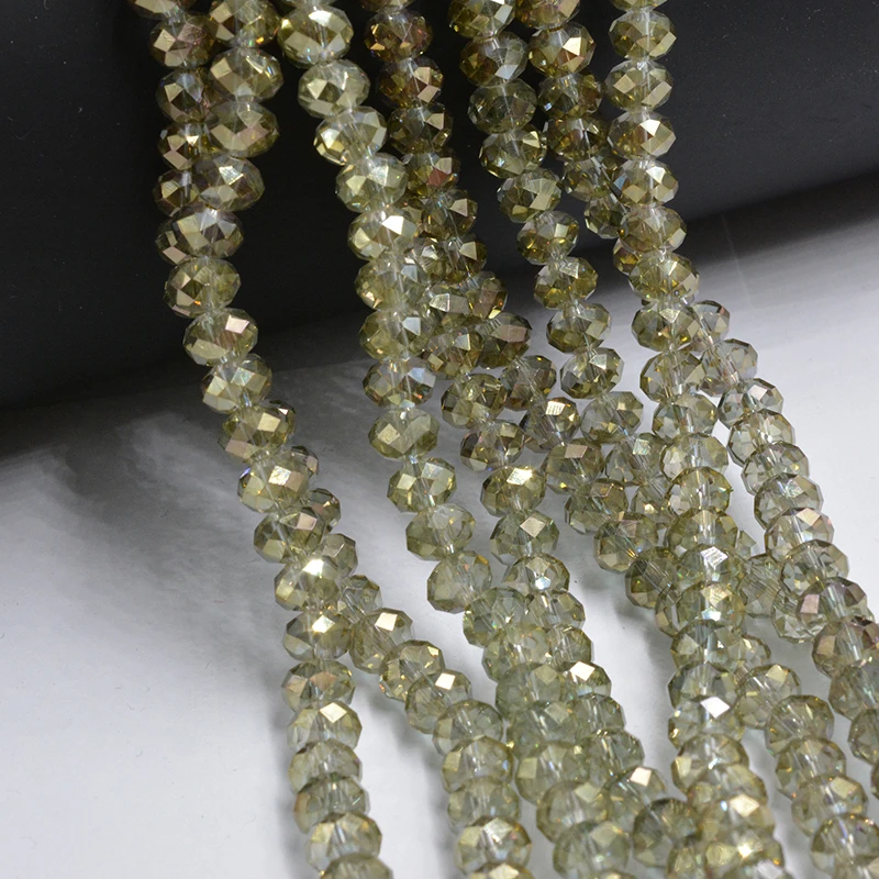 6*8mm FLTMRH Crystal Glass Beads 70Pcs/Lot 126 Rondelle Faceted Loose Spacer Beads for DIY Jewelry Making Wholesale
6*8mm FLTMRH Crystal Glass Beads 70Pcs/Lot 126 Rondelle Faceted Loose Spacer Beads for DIY Jewelry Making Wholesale