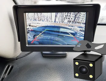 2In1 Car Parking System Kit 4.3" TFT LCD Color Rearview Display Monitor + Waterproof Reversing Backup Rear View Camera
2In1 Car Parking System Kit 4.3" TFT LCD Color Rearview Display Monitor + Waterproof Reversing Backup Rear View Camera