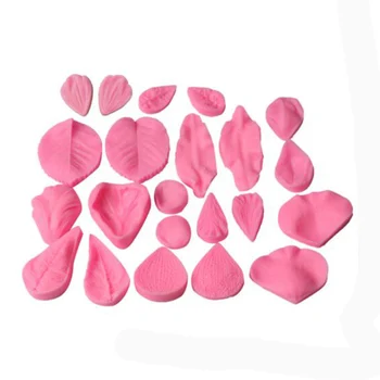 22pcs 3D Flower Leaf Fondant Silicone Mold Cooking Wedding Decoration Baking Sugar Craft Molds Leaves DIY Cake Silicone Mold
22pcs 3D Flower Leaf Fondant Silicone Mold Cooking Wedding Decoration Baking Sugar Craft Molds Leaves DIY Cake Silicone Mold
