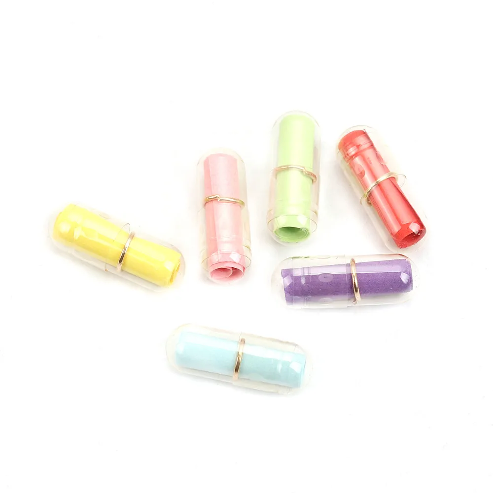 DoreenBeads Multicolor Gelatin Capsule Letter Writing Paper For Mini Wish Bottle At Random Craft 21mm( 7/8") x 7mm( 2/8"),50 PCs
DoreenBeads Multicolor Gelatin Capsule Letter Writing Paper For Mini Wish Bottle At Random Craft 21mm( 7/8") x 7mm( 2/8"),50 PCs