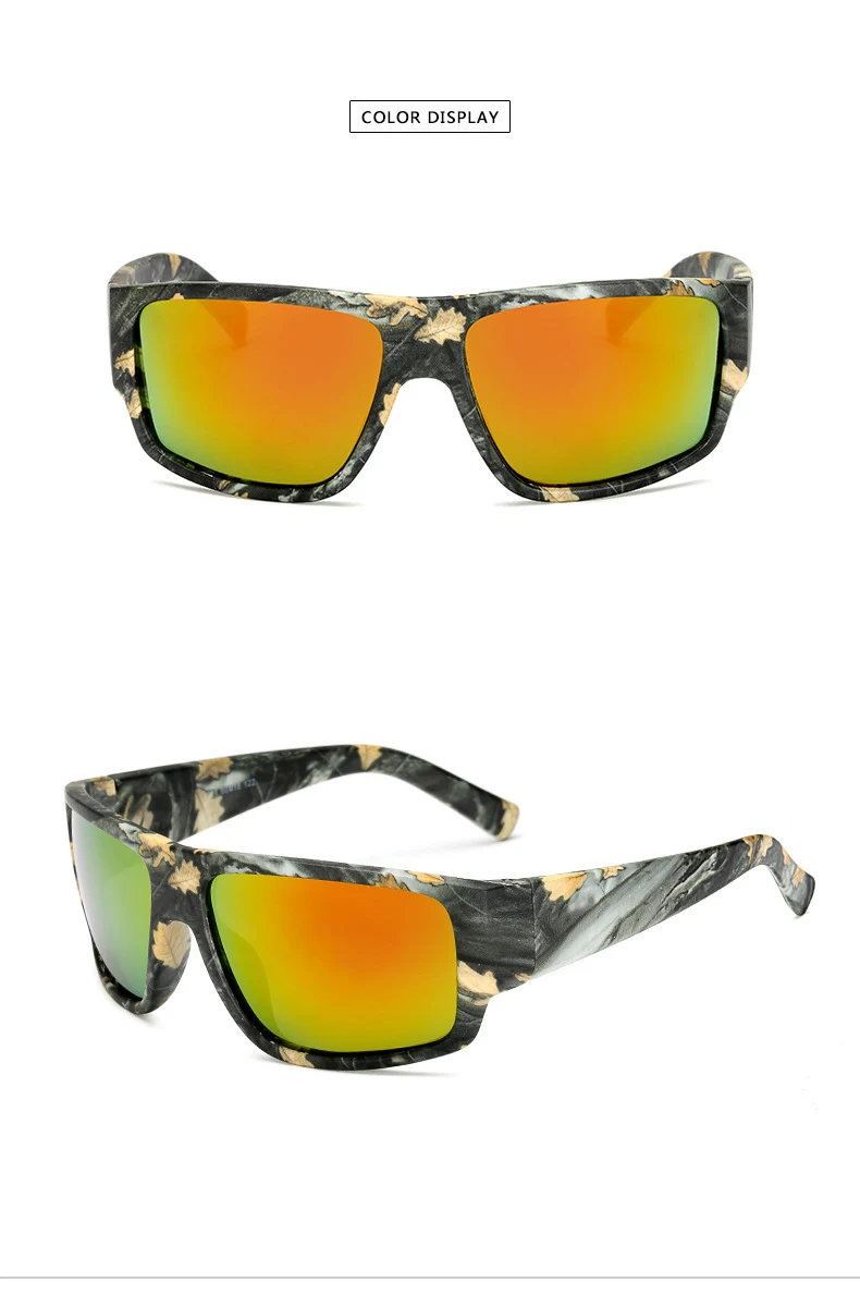 New polarized men's sunglasses UV400 square frame fashion ladies sunglasses classic brand design star sports driving sunglasses (5)