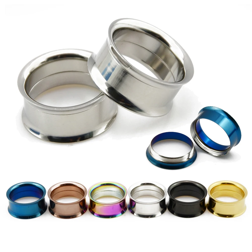 Internally Thread Colorful Anodized Stainless Steel Double Flared Flesh Tunnel Plug Jewelry Body Piercing Ear Gauge Expander
Internally Thread Colorful Anodized Stainless Steel Double Flared Flesh Tunnel Plug Jewelry Body Piercing Ear Gauge Expander