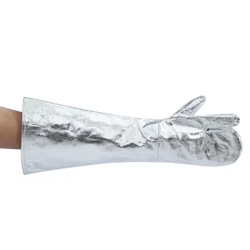High Quality 500 Centigrade Heat Insulating Aluminium Foil Gloves Work Protective Gloves Smelting fireproof Anti-scalding Gloves
High Quality 500 Centigrade Heat Insulating Aluminium Foil Gloves Work Protective Gloves Smelting fireproof Anti-scalding Gloves