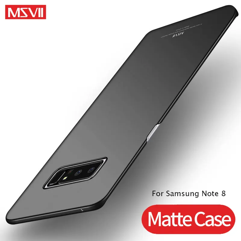 Для samsung Galaxy Note 8 чехол MSVII тонкий матовый Coque для ПК жесткий задняя крышка Note8 |