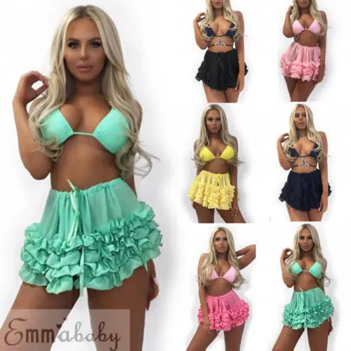 New Lady Bikini Cover Up Swimwear Sheer Beach MIni Wrap Skirt Sarong Pareo Cover-Ups
New Lady Bikini Cover Up Swimwear Sheer Beach MIni Wrap Skirt Sarong Pareo Cover-Ups
