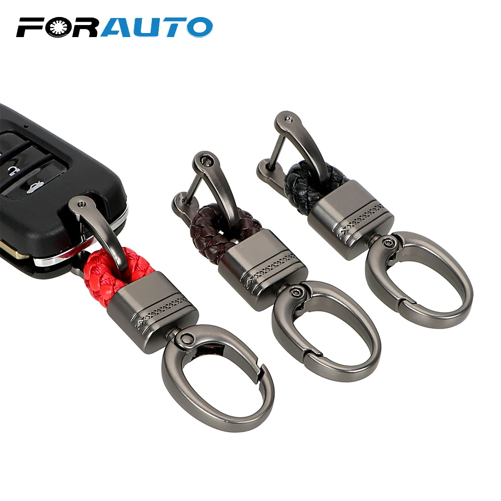 FORAUTO Keychain Car Keyring Key Rings Key Holder Key Chain Hand Woven Horseshoe Buckle Auto Accessories Car-styling Creative
FORAUTO Keychain Car Keyring Key Rings Key Holder Key Chain Hand Woven Horseshoe Buckle Auto Accessories Car-styling Creative