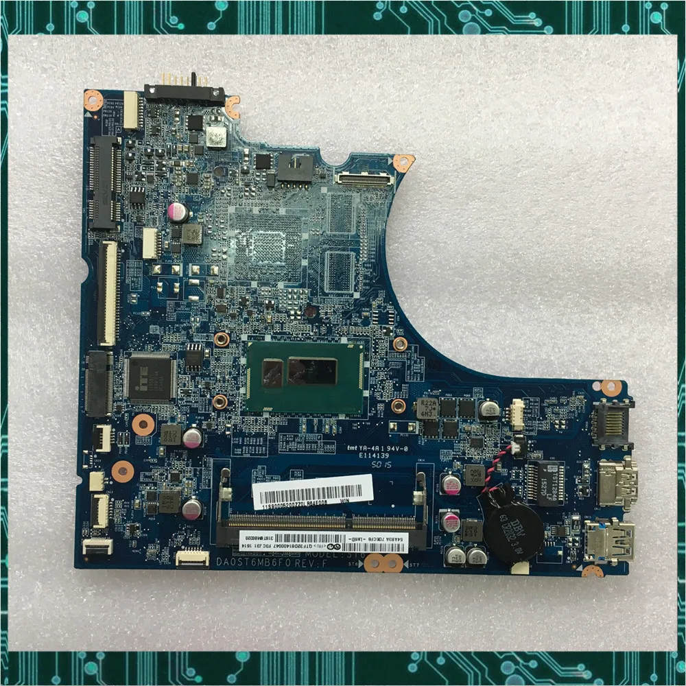 90005200 FOR LENOVO IdeaPad Flex 14 laptop motherboard DA0ST6MB6F0 REV:F 3556U mainboard system boards NOTEBOOK PC
90005200 FOR LENOVO IdeaPad Flex 14 laptop motherboard DA0ST6MB6F0 REV:F 3556U mainboard system boards NOTEBOOK PC