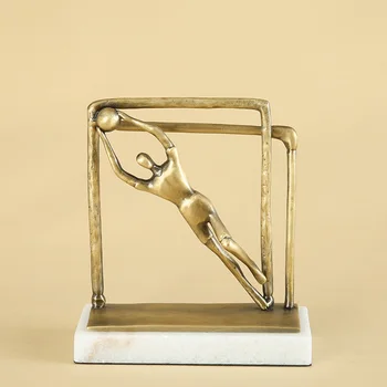 Creative Goalkeeping Football Character Statue Decoration Creative Metal Copper Crafts Study Home Decorations Gifts Sculptures
Creative Goalkeeping Football Character Statue Decoration Creative Metal Copper Crafts Study Home Decorations Gifts Sculptures
