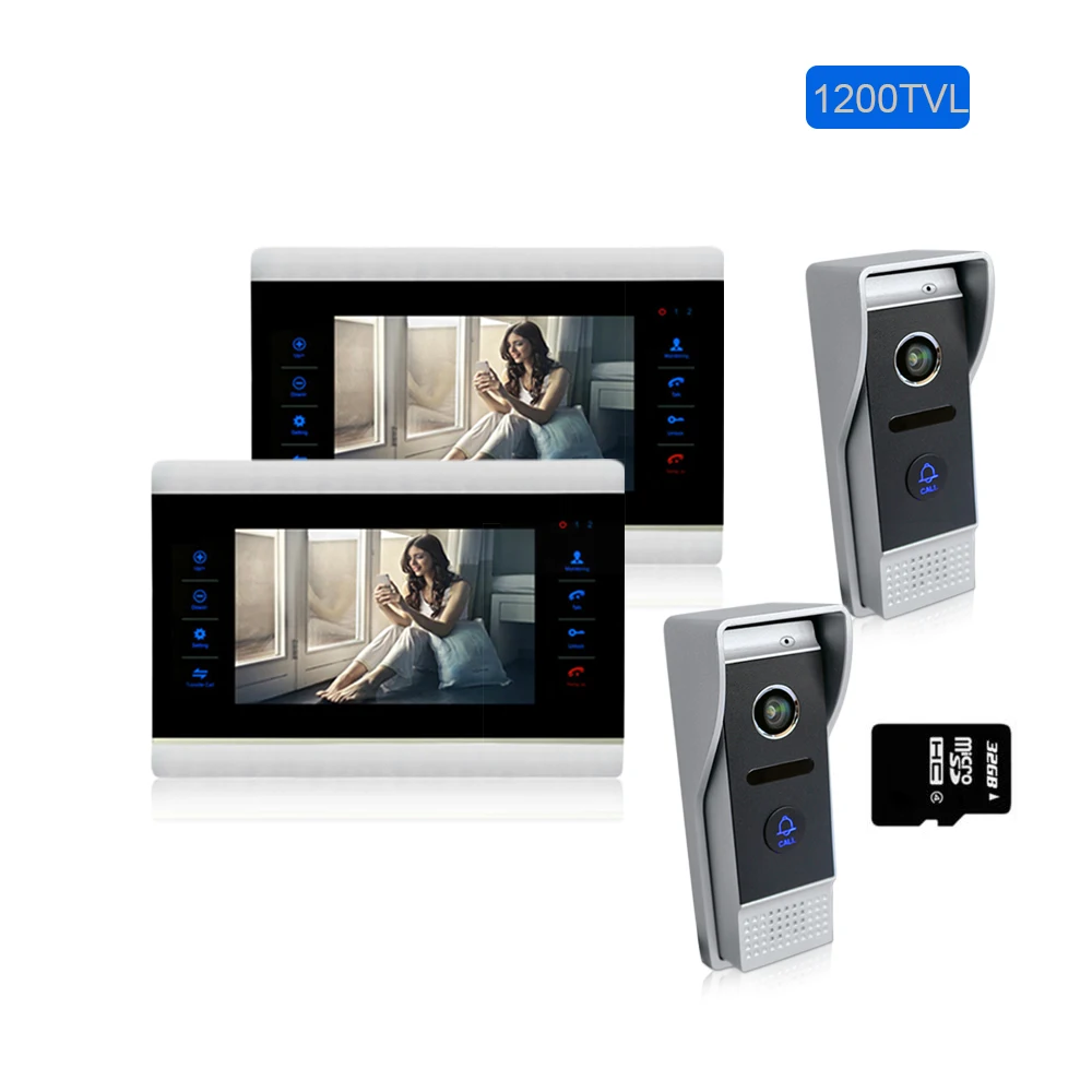 Homefong 10" Video Door Intercom Door Phone Recording Doorbell Camera Intercom 10Inch 1200TVL HD Monitor Support WITH SD
Homefong 10" Video Door Intercom Door Phone Recording Doorbell Camera Intercom 10Inch 1200TVL HD Monitor Support WITH SD