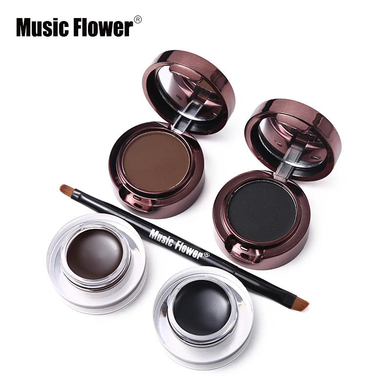Music Flower Brand 2 In 1 Gel Eyeliner & Eyebrow Powder Makeup Palette Waterproof Black Brown Natural Eye Liner Pen Cosmetic Set
Music Flower Brand 2 In 1 Gel Eyeliner & Eyebrow Powder Makeup Palette Waterproof Black Brown Natural Eye Liner Pen Cosmetic Set