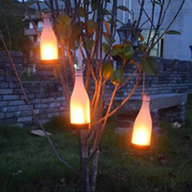 Wine Bottle Flame Solar Led Light Outdoor Led Solar Lights For Garden Decoration Powerful Solar Lamp Outdoor Waterproof Motion
Wine Bottle Flame Solar Led Light Outdoor Led Solar Lights For Garden Decoration Powerful Solar Lamp Outdoor Waterproof Motion