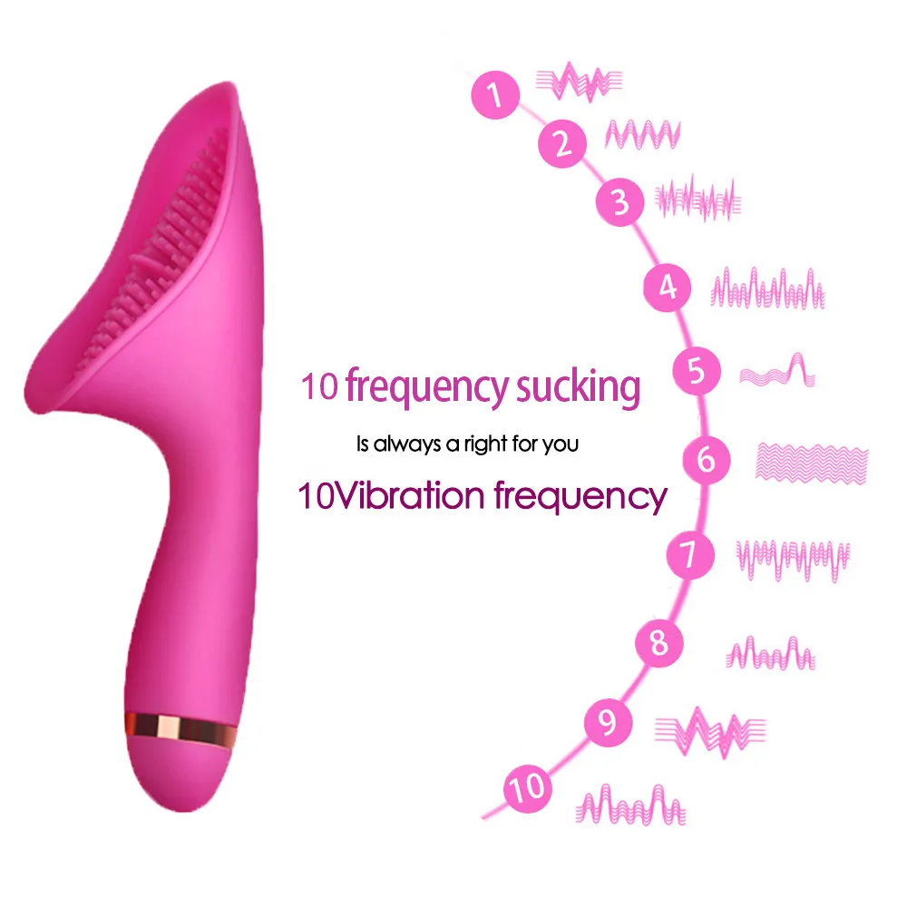 

Clit Sucker Vibrator Blowjob Tongue Vibrating Nipple Sucking Sex Oral Licking Clitoris Vagina Stimulator Sex Toy for Women **D