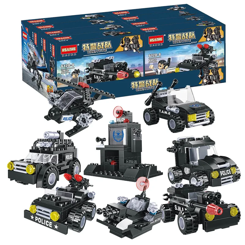 8 Boxs/Set Military Station Building Blocks Toys Helicopter Car Stacking Blocks Assembling ABS Building Block Toys For Children
8 Boxs/Set Military Station Building Blocks Toys Helicopter Car Stacking Blocks Assembling ABS Building Block Toys For Children