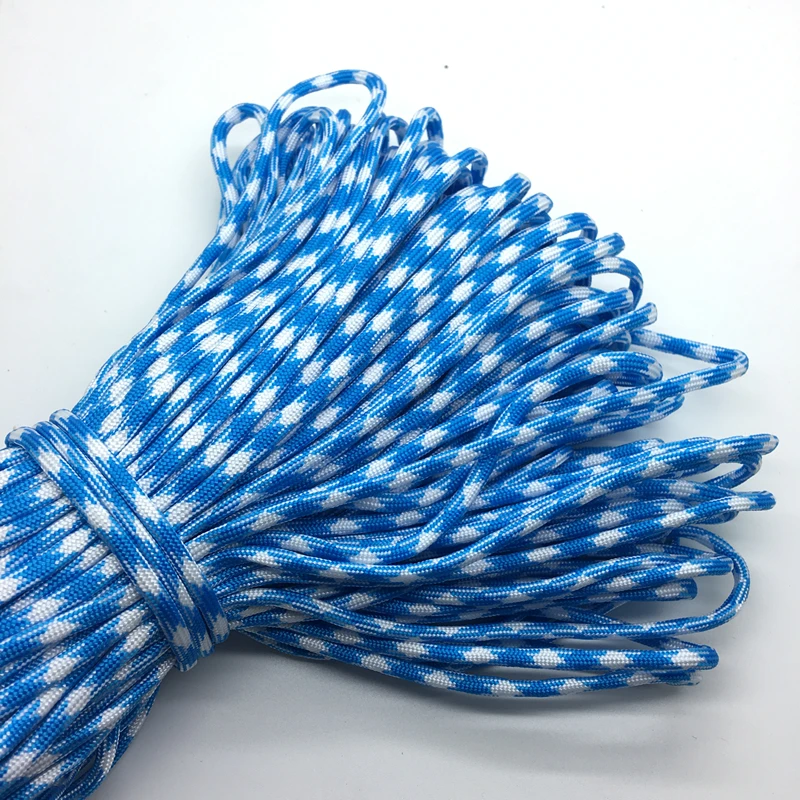 10yds/Lot Mxi color Paracord Bracelets Rope 7 Strand Parachute Cord CAMPING HiKING #Sky blue+White
10yds/Lot Mxi color Paracord Bracelets Rope 7 Strand Parachute Cord CAMPING HiKING #Sky blue+White