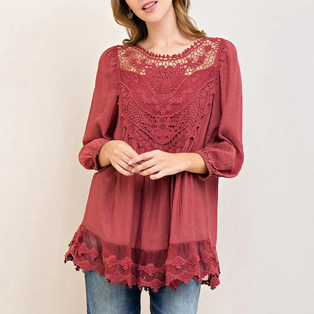 Bohoartist Fall Boho Casual Women Elegant Vintage Tops Loose Plain Patchwork Lace Girls School Fashion Female T-shirts
Bohoartist Fall Boho Casual Women Elegant Vintage Tops Loose Plain Patchwork Lace Girls School Fashion Female T-shirts