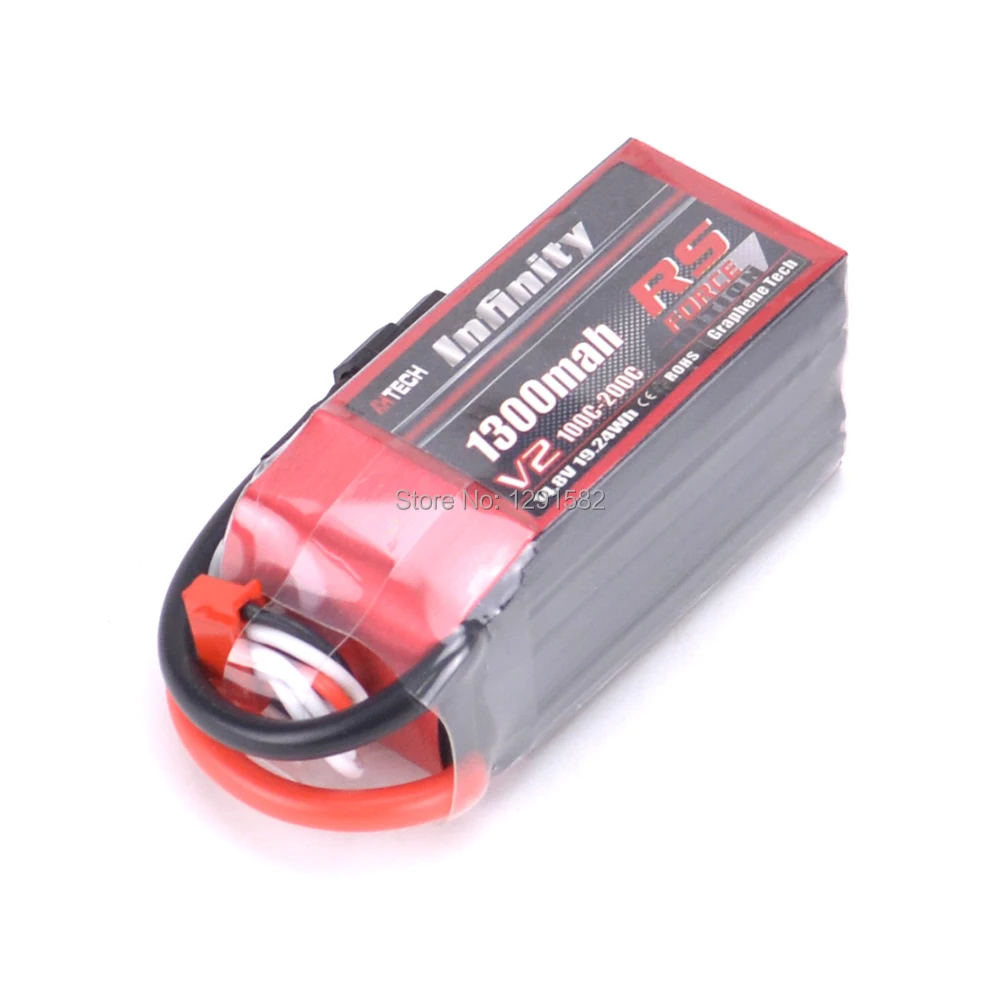 Rechargeable Li-po Battery For Infinity 1300mah 100C-200C 4S1P 14.8V RS FORCE EDITION RC Quadcopter Battery
Rechargeable Li-po Battery For Infinity 1300mah 100C-200C 4S1P 14.8V RS FORCE EDITION RC Quadcopter Battery