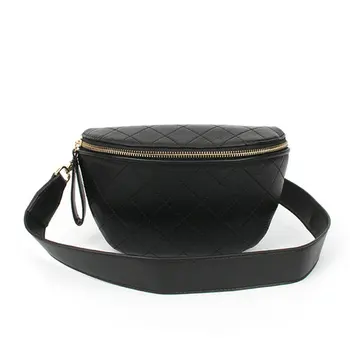 Women's Diamond Lattice Chest Pack Wide Shoulder Strap Handbag Classic Black Color Vegan Leather Retro Chain Crossbody Bags
Women's Diamond Lattice Chest Pack Wide Shoulder Strap Handbag Classic Black Color Vegan Leather Retro Chain Crossbody Bags