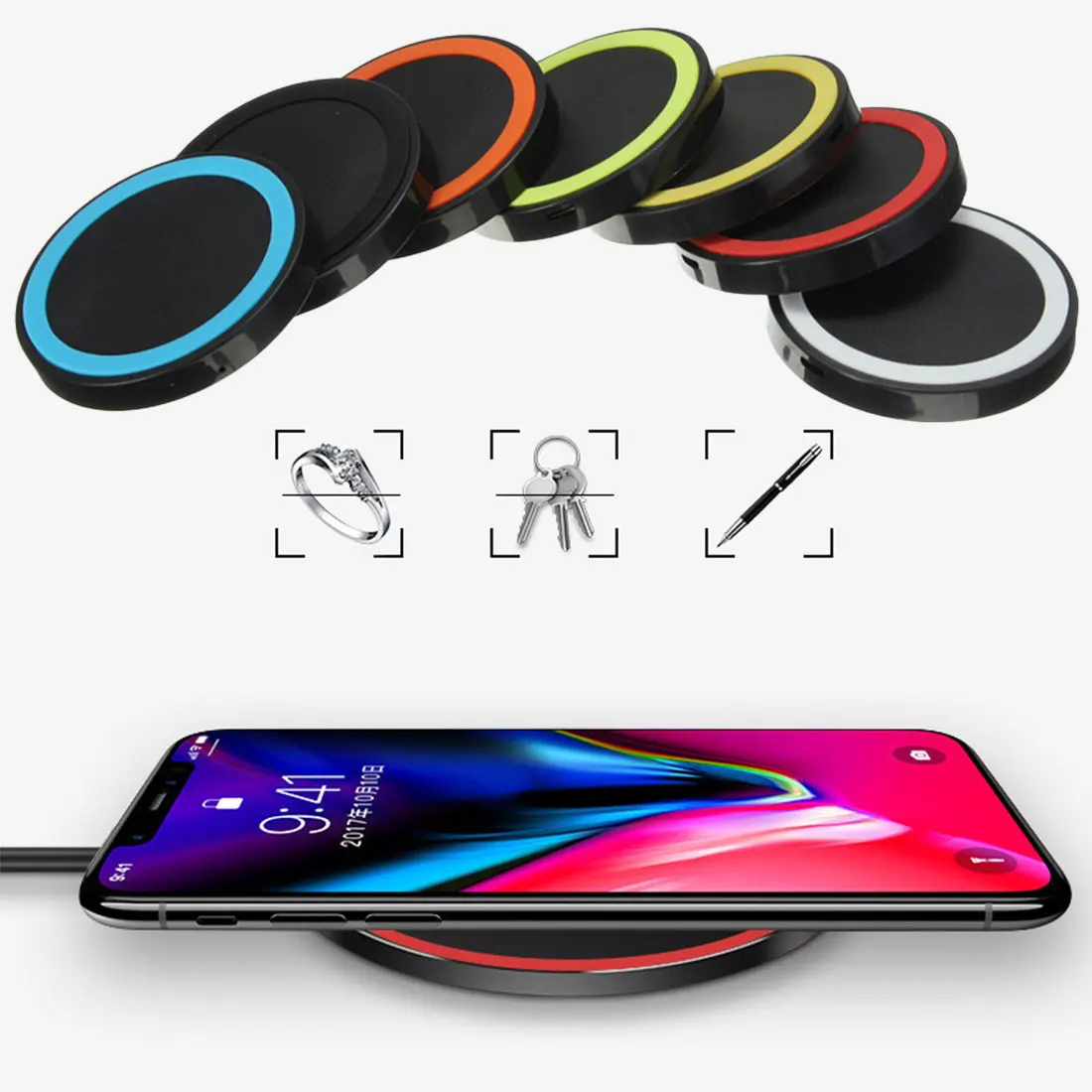 Wireless Charger QI Charging Pad for Samsung Galaxy S7 S6 edge Note 5 Nokia HTC 8X Google Nexus 5 6 7 Micro USB QI Phone Charger
Wireless Charger QI Charging Pad for Samsung Galaxy S7 S6 edge Note 5 Nokia HTC 8X Google Nexus 5 6 7 Micro USB QI Phone Charger