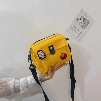 Canvas Handbags Lady Summer Small Fresh Sesame Street Messenger Bag Female Wild Simple Casual Zipper Shoulder Mobile Phone Bag
Canvas Handbags Lady Summer Small Fresh Sesame Street Messenger Bag Female Wild Simple Casual Zipper Shoulder Mobile Phone Bag