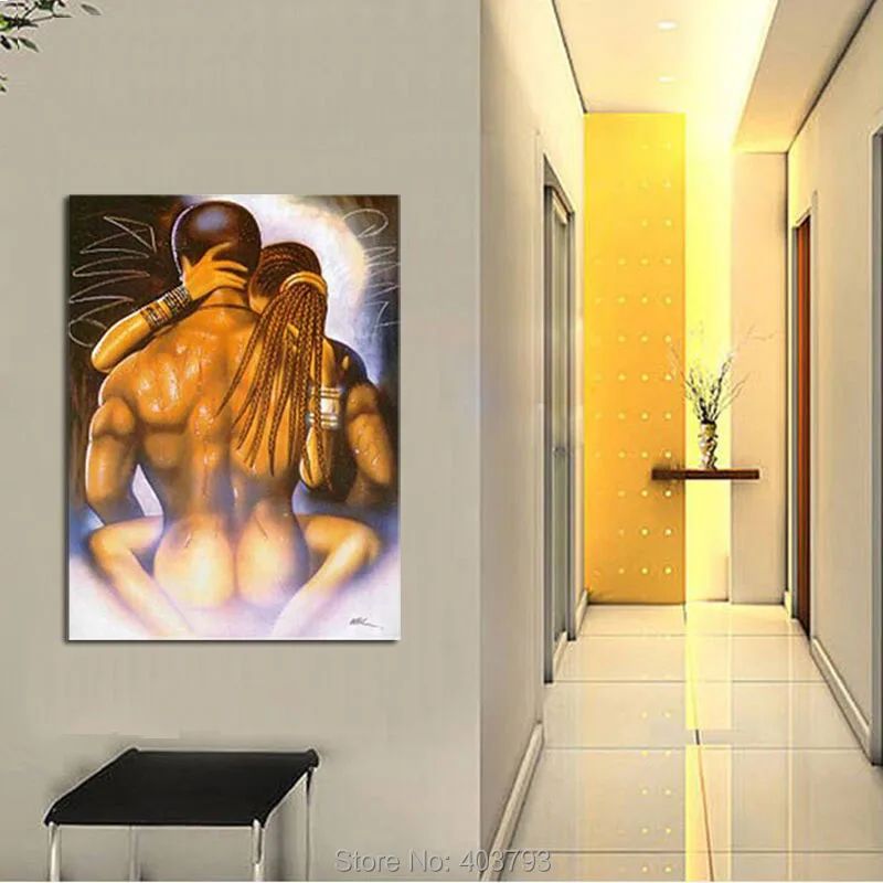 Modern Fashion Decoration Wall Art Painting Nude Body Loves Painting HD Printing Picutre No Framed
Modern Fashion Decoration Wall Art Painting Nude Body Loves Painting HD Printing Picutre No Framed