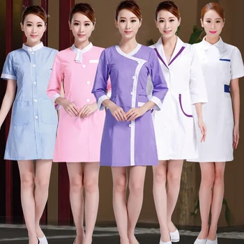 new Designs Beautician Work Clothes Female Spring/Summer Nurse Uniform Pharmacy Work Uniforms New Drugstore Dress SPA Workwear
new Designs Beautician Work Clothes Female Spring/Summer Nurse Uniform Pharmacy Work Uniforms New Drugstore Dress SPA Workwear