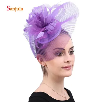 Feathers Handmade Flowers Purple Wedding Hats for Bridal Big Hats for Women Party Accessories Decoration chapeau mariage H196
Feathers Handmade Flowers Purple Wedding Hats for Bridal Big Hats for Women Party Accessories Decoration chapeau mariage H196