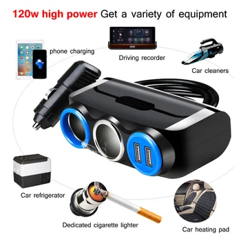 Car Smoke Lighting Device One Tow Two Double USB Smart Smoke Lighting Hole Car Mobile Phone Charger High Power Splitter Adapter
Car Smoke Lighting Device One Tow Two Double USB Smart Smoke Lighting Hole Car Mobile Phone Charger High Power Splitter Adapter