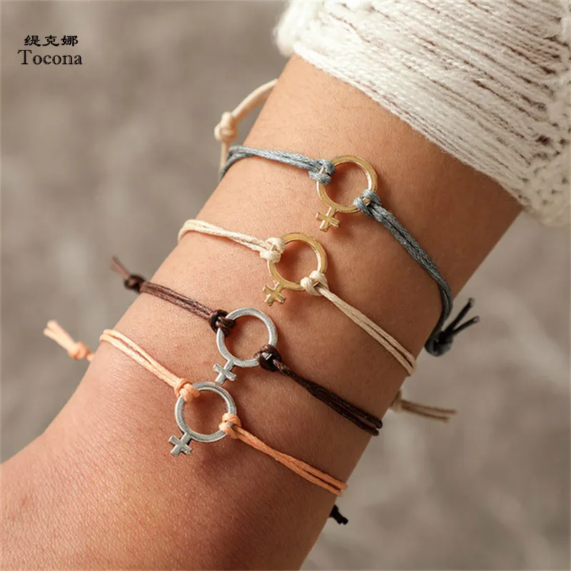 Tocona 4pcs/set Bohemia Handmade Colorful Rope Chain Bracelets Set for Women Femme Charm Boho Bracelet Bangle Jewelry 6917
Tocona 4pcs/set Bohemia Handmade Colorful Rope Chain Bracelets Set for Women Femme Charm Boho Bracelet Bangle Jewelry 6917