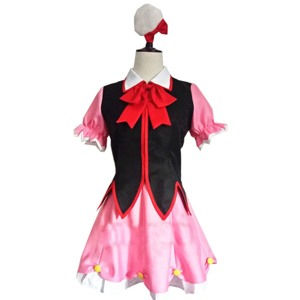 2018 New Beyond the Boundary Mirai Kuriyama Stage Wear Cosplay Costume Custom Made Short Sleeve Mini Pink Dress
2018 New Beyond the Boundary Mirai Kuriyama Stage Wear Cosplay Costume Custom Made Short Sleeve Mini Pink Dress
