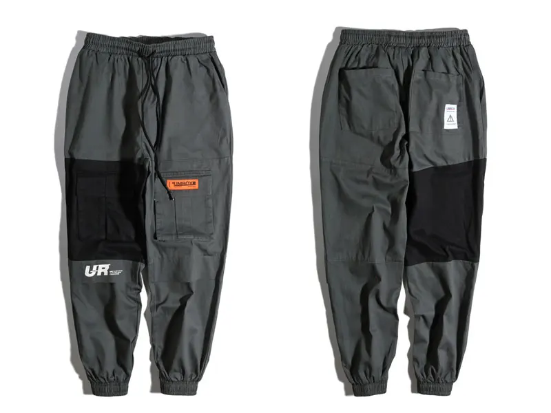 Patchwork Pockets Cargo Harem Pants 2