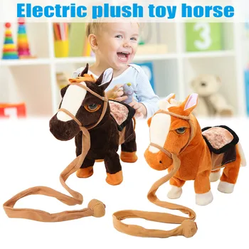 Electric Walking Horse Plush Toys Battery Powered Stuffed Animal Kids Toy Christmas Gift S7JN
Electric Walking Horse Plush Toys Battery Powered Stuffed Animal Kids Toy Christmas Gift S7JN