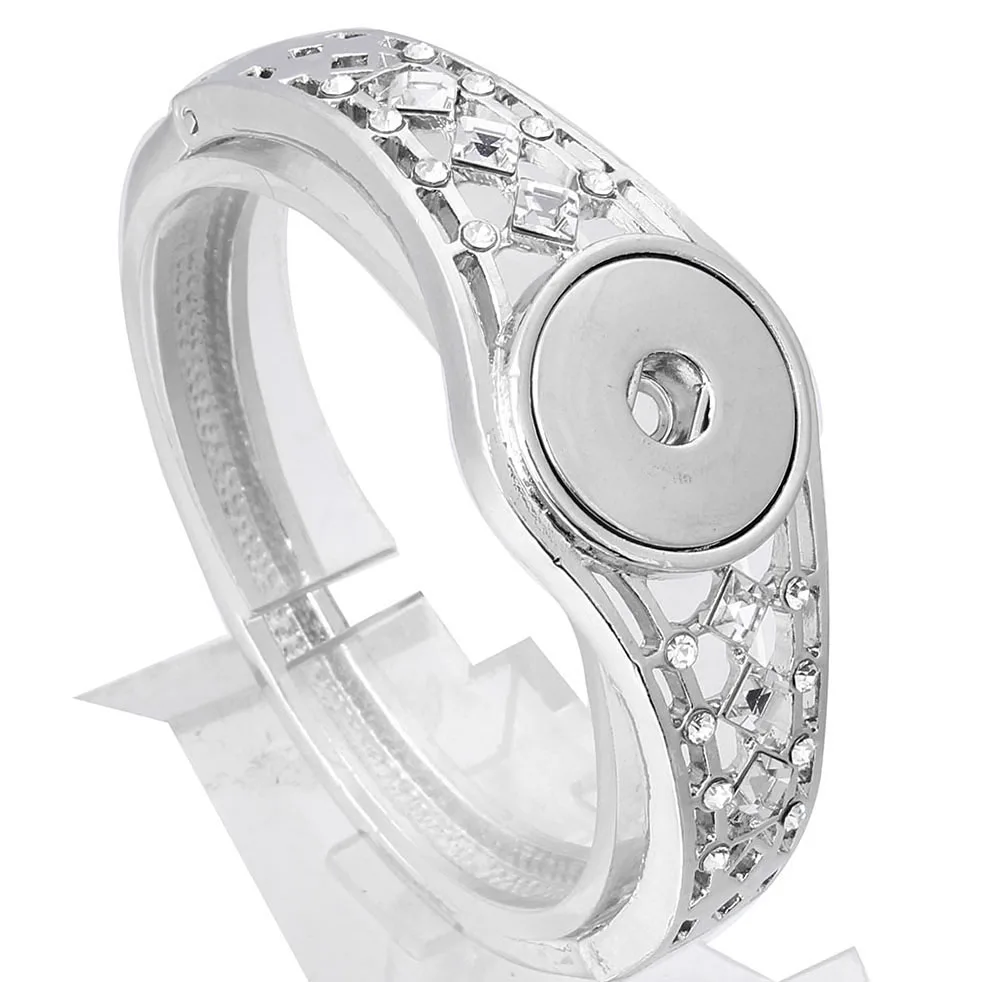 New Snap Bangles Silver Plated Rhinestone Snap Button Bracelet For Men Women Cuff Bracelet Button Jewelry ZE372
New Snap Bangles Silver Plated Rhinestone Snap Button Bracelet For Men Women Cuff Bracelet Button Jewelry ZE372