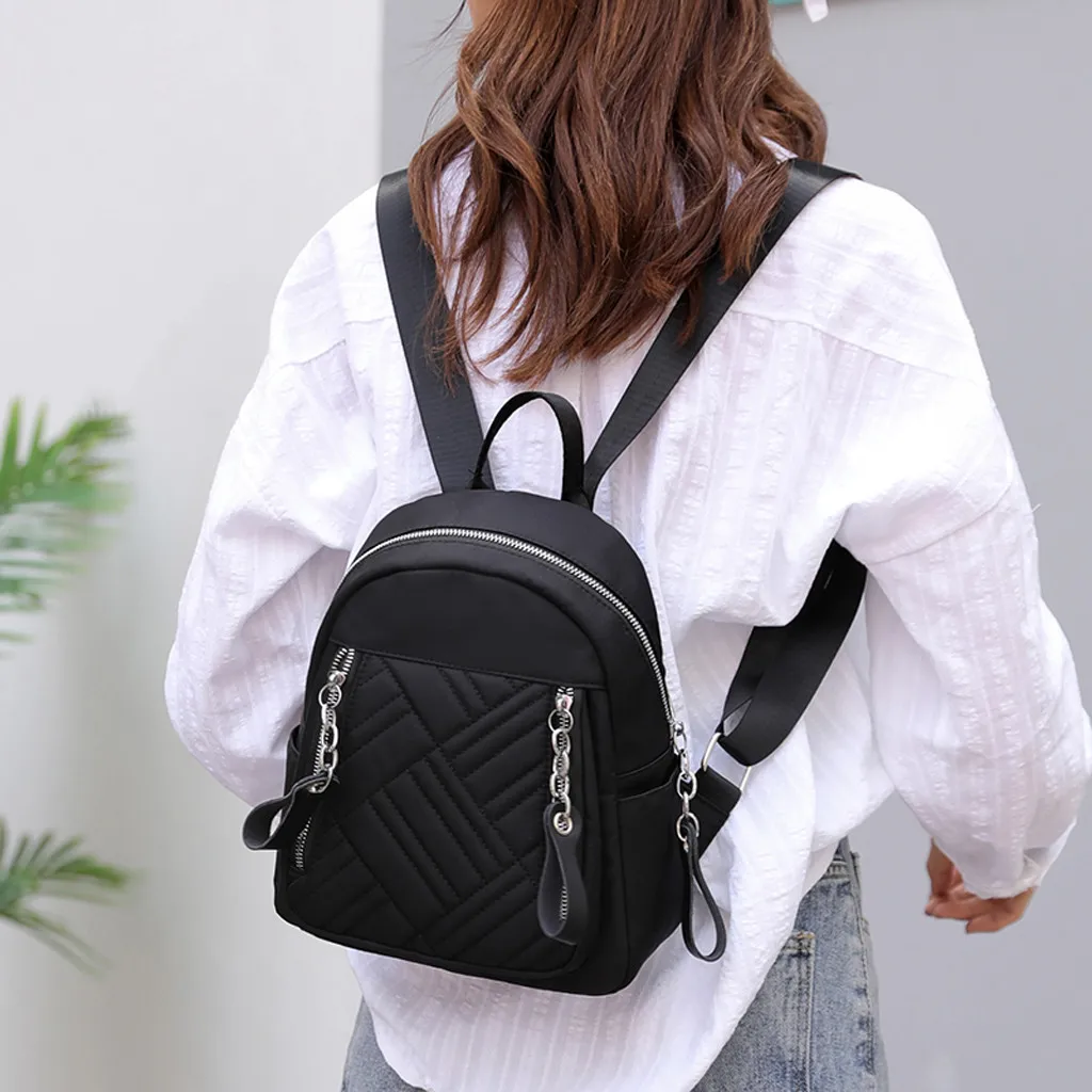 Mini mochila de nailon 2019 bolsa de viaje escolar impermeable negro Casual mochila para chica marca de lujo
Mini mochila de nailon 2019 bolsa de viaje escolar impermeable negro Casual mochila para chica marca de lujo