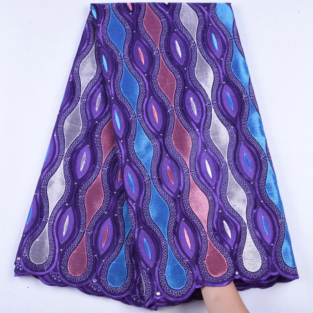 Purple African Lace Fabrics High Quality Cotton Dry Lace Fabric With Stones Swiss Voile Lace In Switzerland Y1665
Purple African Lace Fabrics High Quality Cotton Dry Lace Fabric With Stones Swiss Voile Lace In Switzerland Y1665