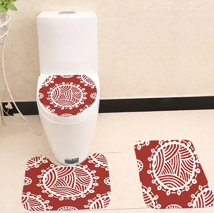 3pcs/set Mandala Design Printing Toilet Seat Cover Flannel Fabric Toilet Case Bathroom Non-slip Mat Home Decoration Products
3pcs/set Mandala Design Printing Toilet Seat Cover Flannel Fabric Toilet Case Bathroom Non-slip Mat Home Decoration Products