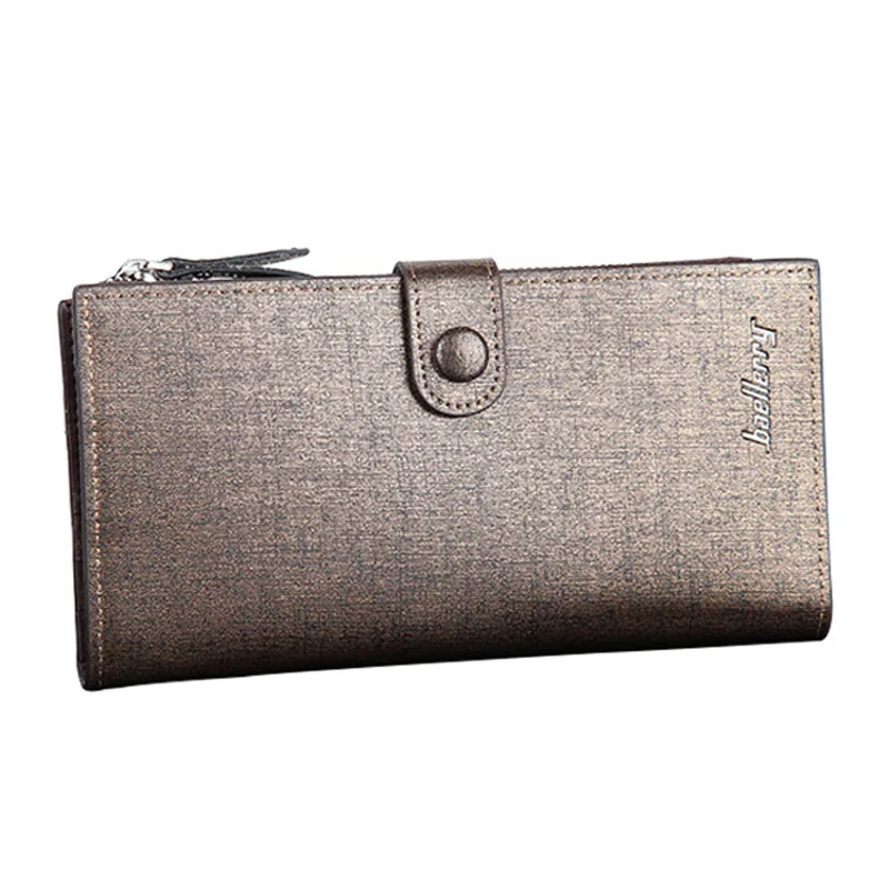 Mens PU Leather Long Wallet Casual Zipper and Hasp Handbags Multiple Card Slots Pocket WBL31
Mens PU Leather Long Wallet Casual Zipper and Hasp Handbags Multiple Card Slots Pocket WBL31