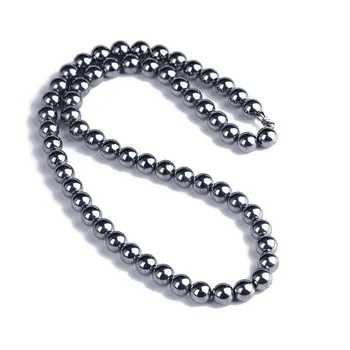 6mm Genuine Natural Terahertz Wave Gems Round Bead Long Chain Necklace Women Men Drop Shipping
6mm Genuine Natural Terahertz Wave Gems Round Bead Long Chain Necklace Women Men Drop Shipping