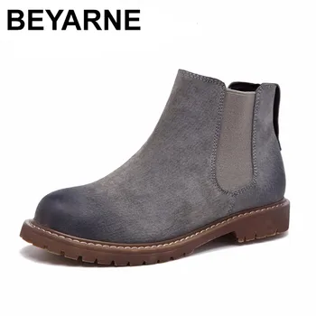BEYARNE Wipe Color Fashion Women's Boots Autumn / Winter New Pattern Retro Short Boots First Layer Pigskin Flat Femmes Shoes
BEYARNE Wipe Color Fashion Women's Boots Autumn / Winter New Pattern Retro Short Boots First Layer Pigskin Flat Femmes Shoes