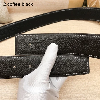 2020 WITHOUT BUCKLE unisex width size 3.2cm trouser high quality men women belt cowskin two sides togo leather free shipping
2020 WITHOUT BUCKLE unisex width size 3.2cm trouser high quality men women belt cowskin two sides togo leather free shipping