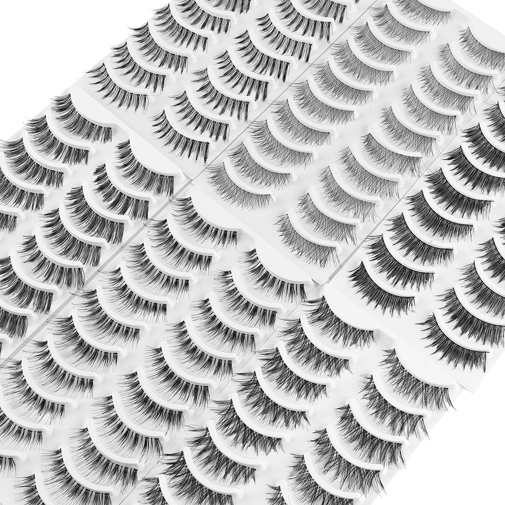 10 Pairs 1.2-1.5mmFalse Eyelashes Natural Fake Lashes Wispy Thick Long Crisscross Lashes Handmade Eyelash Charming Eyes Makeup
10 Pairs 1.2-1.5mmFalse Eyelashes Natural Fake Lashes Wispy Thick Long Crisscross Lashes Handmade Eyelash Charming Eyes Makeup