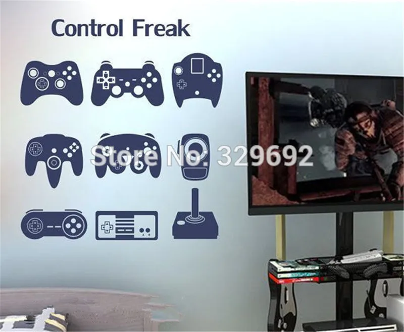 vinyl Wall Decal Game Controller / gamepad / joystick for gamers gaming video game for children, Wall Stickers Wall Stickers
vinyl Wall Decal Game Controller / gamepad / joystick for gamers gaming video game for children, Wall Stickers Wall Stickers