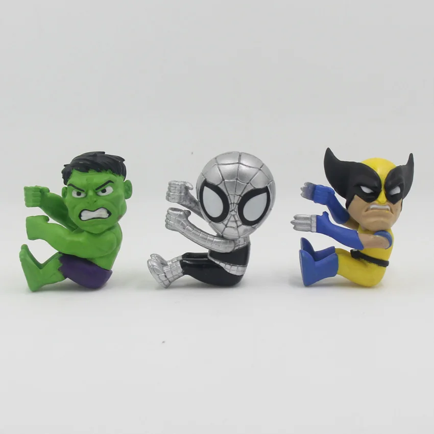 4.5cm Super Hero Wolverine Spiderman PVC Action Figure Toys Boy Mini Climbing Figure Model Toys
4.5cm Super Hero Wolverine Spiderman PVC Action Figure Toys Boy Mini Climbing Figure Model Toys